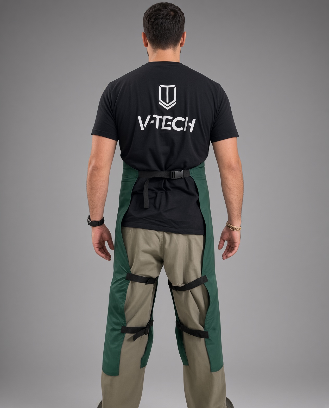Semi cubre verde V-TECH, vista 4 de 4